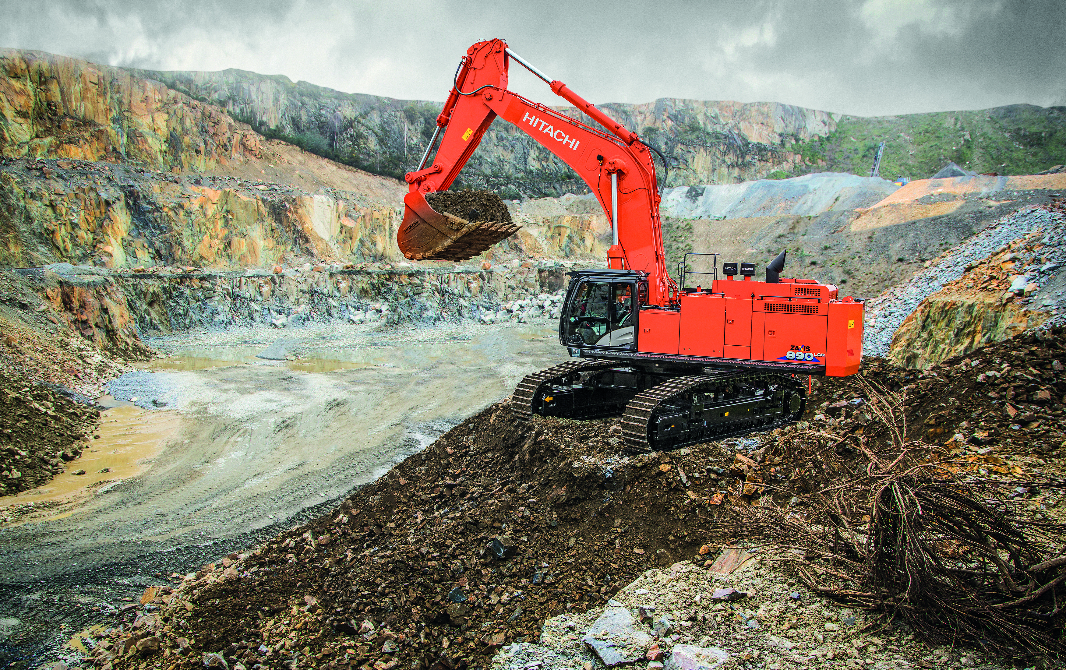 Hitachi ZX890LCH-6 specificaties & technische gegevens (2016-2021)